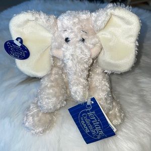 Ganz Heritage L’IL Effie tan 6 1/2” stuffed elephant-NWT- Rare fine-